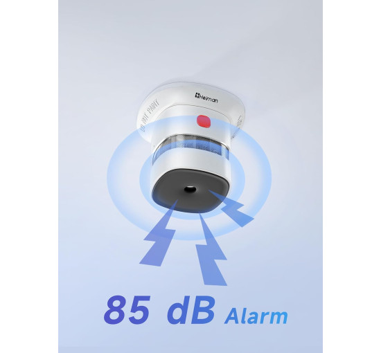 Міні-детектор диму HEIMAN HS1SA, незалежний фотоелектричний датчик детектора диму (0068)