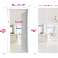 Москитная сетка Apalus BF003 для дверей 100 x 240 см, белая (4044)