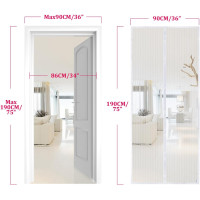 Москитная сетка Apalus BF003 для дверей 90 x 190 см, белая (4046)
