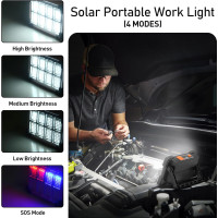 OHAYORI Светодиодный аккумуляторный рабочий фонарь, 30 Вт, 5 В, черный (5039)