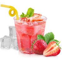 Пластикові склянки Hejo 7 шт., прозорі пластикові стаканчики, коктейльні склянки об'ємом 170 мл, для вечірок, пікніка (2067)