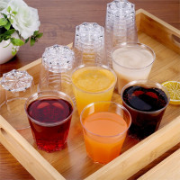 Пластиковые стаканы Hejo 7 шт., прозрачные пластиковые стаканчики, коктейльные стаканы объемом 170 мл, для вечеринок, пикника (2067)