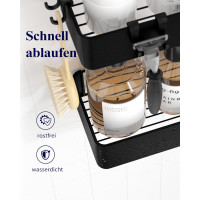 Полка для душа Kitsure 4027BL, упаковка из 2 нержавеющих органайзеров для ванной комнаты (2087)