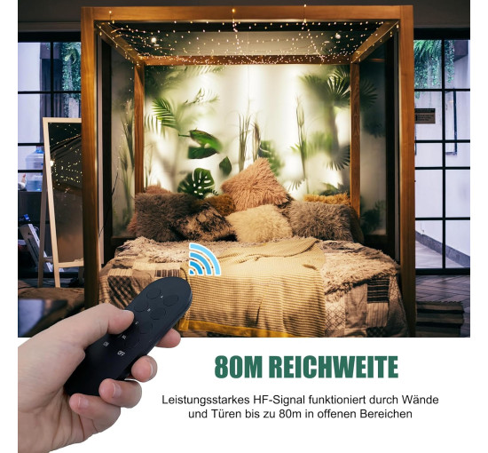 Радіорозетки SURNICE з дистанційним керуванням для зовнішнього використання, комплект розеток IP44 1 +2, 2300 Вт 1пульт (2110)