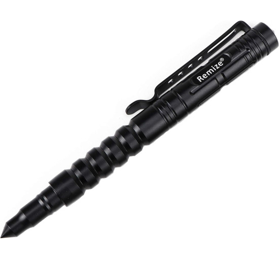Remize Тактична кулькова ручка R8, для самооборони, чорна (5091)
