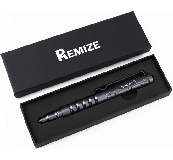 Remize Тактична кулькова ручка R8, для самооборони, чорна (5091)