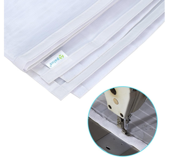 Сітка від комах Apalus BF003 для дверей, магнітний захист від комах, ідеально підходить для балконних дверей, 140 x 240 см, білий (0181)