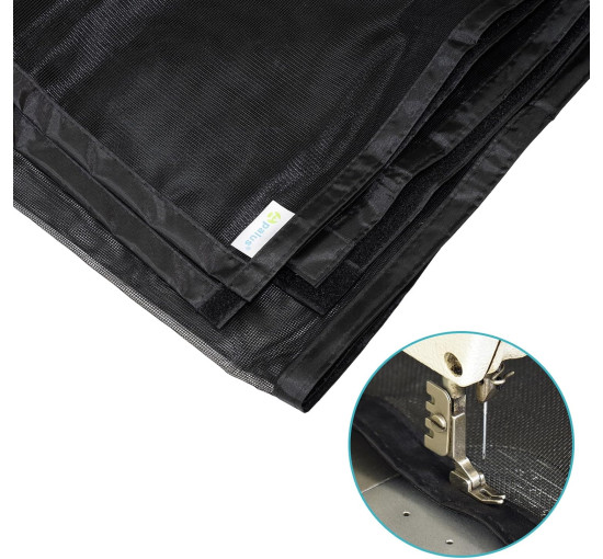 Сітка від комах Apalus Prime ‎BF003 для балконних дверей, магнітний захист від комах, 80 x 200 см,  верхня частина на липучці 3,8 см (0163)