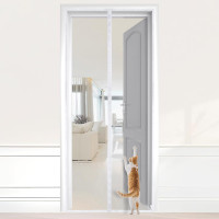 Сітка від комах HOOMEE HSD-001 LightView для балконних дверей, 90 x 210 см, білий (4050)