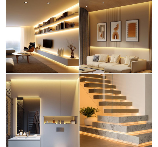 Світлодіодні стрічки CCILAND WW-102 3м на батарейках з пультом дистанційного керування, теплий білий (4109)