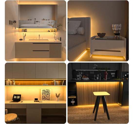 Світлодіодна стрічка WOBANE 3м. з регульованою яскравістю, 960 світлодіодів, надзвичайно яскрава світлодіодна стрічка з пультом ДК (0057)