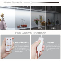 Светодиодное освещение под шкаф WOBANE CL06-6000 3м. с регулируемой яркостью, с пультом дистанционного управления для кухни, полки (0055)