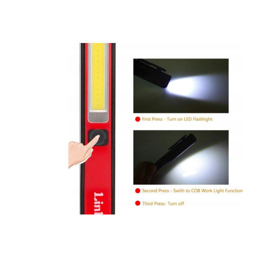 Світлодіодний ліхтарик Linkax ESEN86-A з двостороннім освітленням 240 люмен для майстерні  (0063)