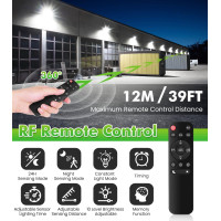 Светодиодный прожектор CLY 42 Вт 3600 люмен, белый цвет 6500K с датчиком движения и пультом дистанционного управления, белый (0072)