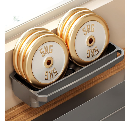 Тримач для губки з нержавіючої сталі Générique для раковини, сірий (3031)