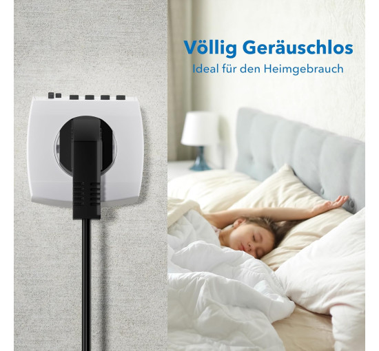 Цифровий таймер HBN BND-50/SG3, комплект із 2 шт., тижневий таймер з 8 програмами перемикання, розетка таймера, біла (0132)