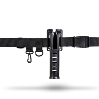 TXZWJZ Ремінь-тримач для вудки, для риболовлі з човна, чорний (5095)