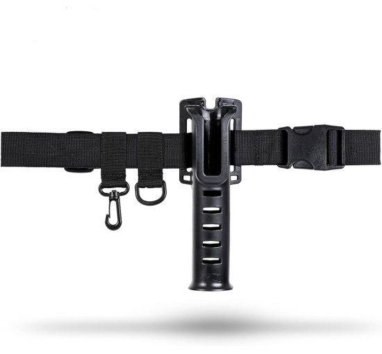 TXZWJZ Ремінь-тримач для вудки, для риболовлі з човна, чорний (5095)