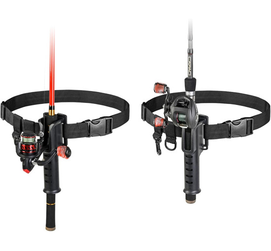 TXZWJZ Ремінь-тримач для вудки, для риболовлі з човна, чорний (5095)