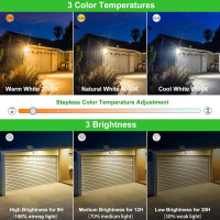 Уличный прожектор на солнечных панелях CLY SL-FL04 30 Вт, регулируемая яркость, с аккумуляторной батареей 5000 мАч, солнечные прожекторы (0073)