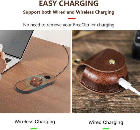 Захисний чохол FAOONNMY з натуральної шкіри, сумісний з портативними бездротовими навушниками Huawei FreeClip, ударостійкий, коричневий (0123)