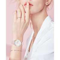 Жіночий годинник CIVO 2408 у ретро-дизайні для жінок, шкіряний ремінець, рожевий (4080)