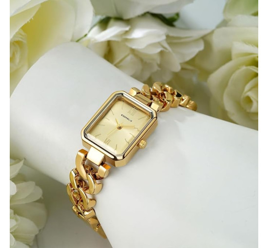 Жіночий годинник CIVO 3006, прямокутний, з нержавіючої сталі (3128)