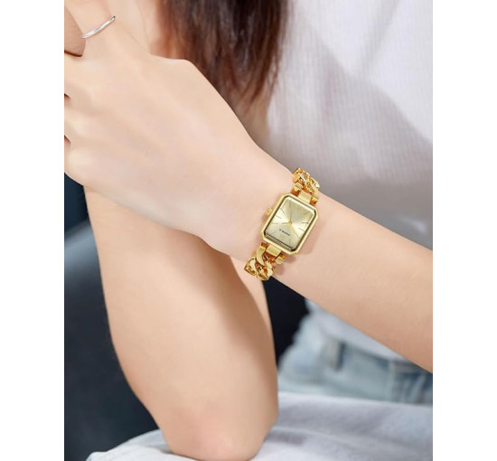 Жіночий годинник CIVO 3006, прямокутний, з нержавіючої сталі (3128)