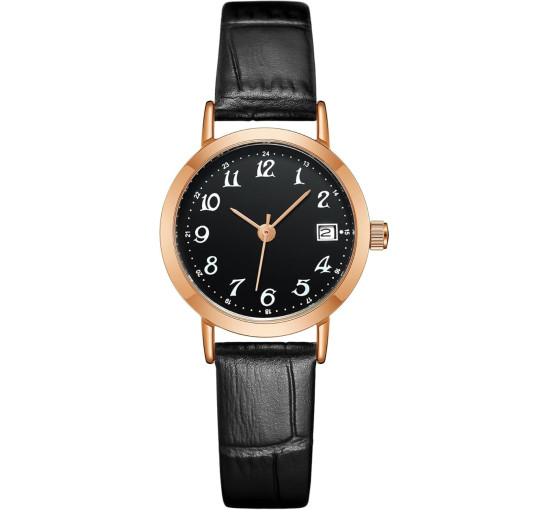 Жіночий годинник CIVO 6260 зі шкіряним ремінцем та маленьким циферблатом 25 мм (4078)