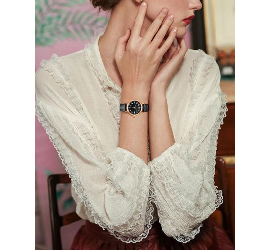 Жіночий годинник CIVO 6260 зі шкіряним ремінцем та маленьким циферблатом 25 мм (4078)