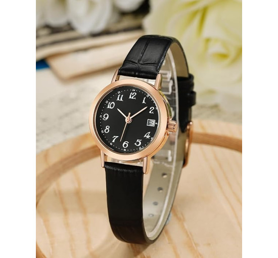 Жіночий годинник CIVO 6260 зі шкіряним ремінцем та маленьким циферблатом 25 мм (4078)