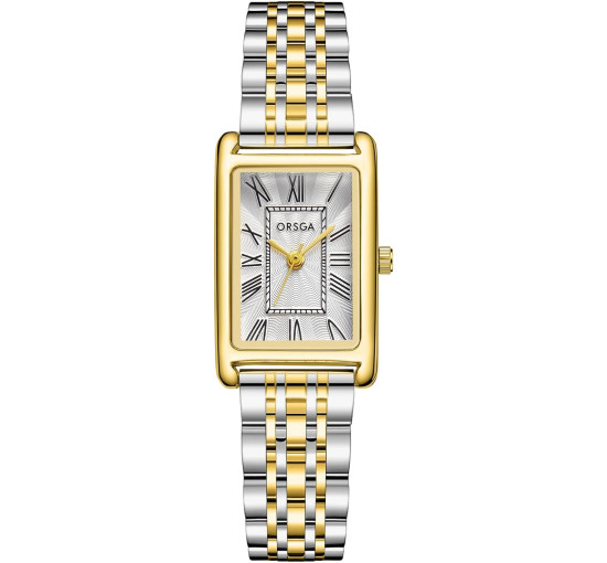 Жіночий годинник CIVO 9299, Vintage Square з нержавіючої сталі аналоговий кварцовий, срібний (4084)