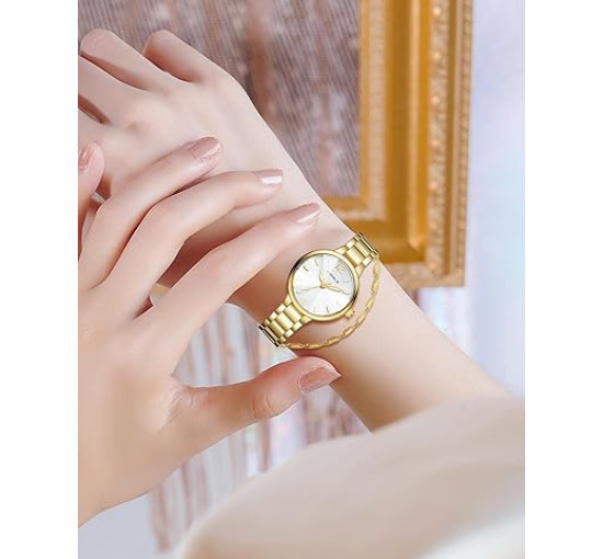 Жіночий водонепроникний маленький годинник CIVO 2034 з нержавіючої сталі з ремінцем (3156)