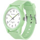 Дитячій аналоговий годинник TENOCK 6088 з м'яким ремінцем, водонепроникний 50M, зелений (4186)
