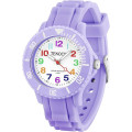 Дитячий аналоговий кварцовий годинник TENOCK 001, водонепроникний, 30 м, фіолетовий (4188)