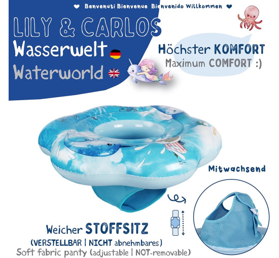 EDWEKIN Дитячий плавальний засіб 20206899B, синій (5153)