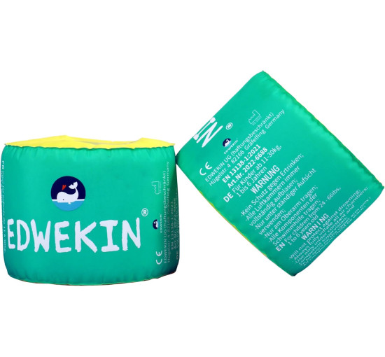 EDWEKIN Надувні крила для дітей з пінопластовою серцевиною та тканинною поверхнею, м'ятно-зелений (5160)