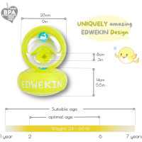 EDWEKIN надувной детский поплавок для бассейна, золотистый (5154)