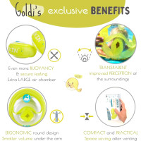 EDWEKIN надувной детский поплавок для бассейна, золотистый (5154)