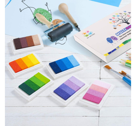 Funxim Набір чорнильних подушечок ‎JS-3, 24 кольори (5097)