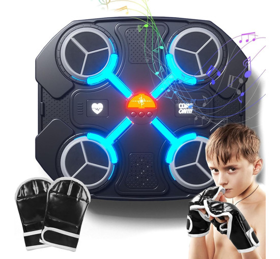 Музичний боксерський тренажер CaiDi TOYS, чорний (3132)