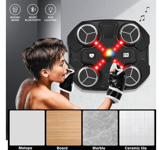 Музичний боксерський тренажер CaiDi TOYS, чорний (3132)