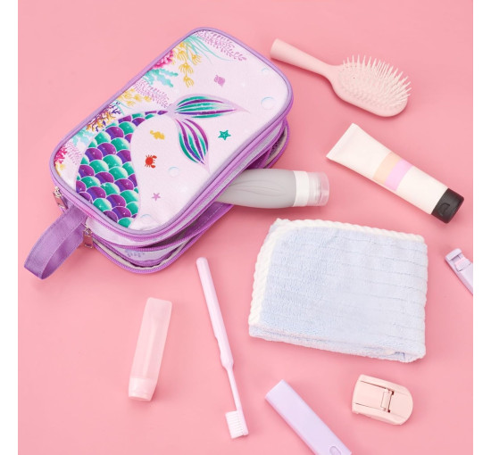 WAWSAM Дитяча туалетна сумка "Русалка" для дівчаток, рожевий (5130)