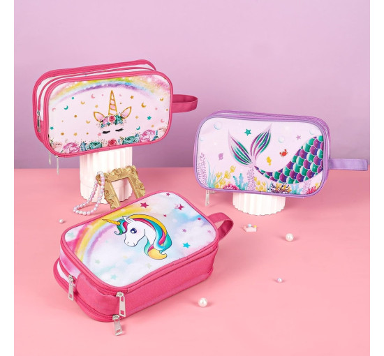 WAWSAM Дитяча туалетна сумка "Русалка" для дівчаток, рожевий (5130)