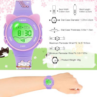 Детские цифровые часы Juboos MR-2206, фиолетовые (4122)