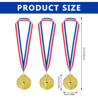 Набор из 12 медалей EBKCQ BTGS2308141, золотая медаль для детей (2192)