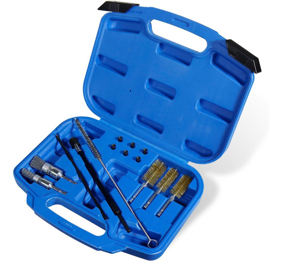 Набір для очищення сідел та валів форсунок CCLIFE 8132, 4 предметів, зі сталевими дротяними та нейлоновими щітками (0082)