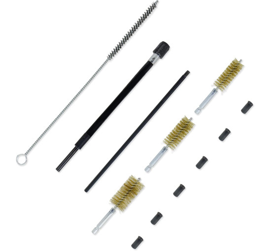 Набір для очищення сідел та валів форсунок CCLIFE 8132, 4 предметів, зі сталевими дротяними та нейлоновими щітками (0082)