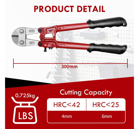 Професійний болторіз CCLIFE Cr-Mo 300 мм (0039)