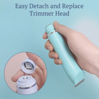 Бритва для бикини Dermave WH- FB016-000, 4-в-1 для женщин, синий (4022)